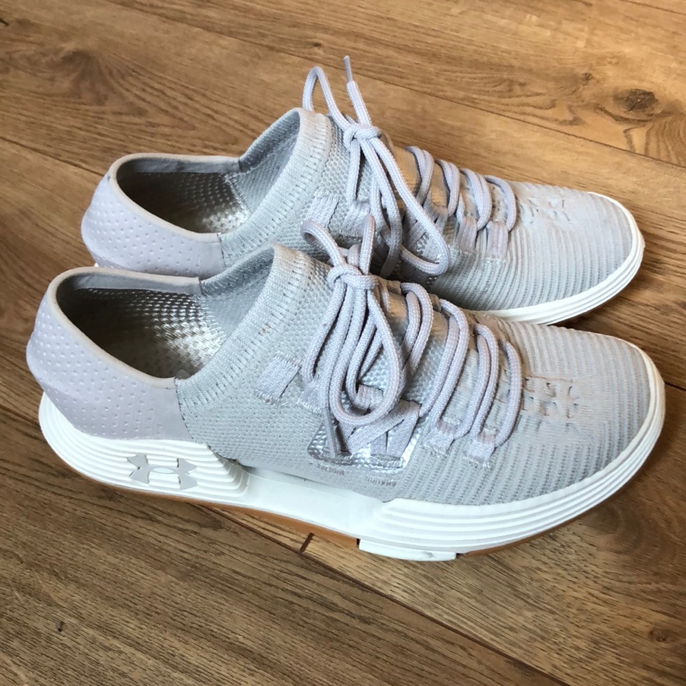 UA Speedform Amp 3.0 Ghost Gray size 8
